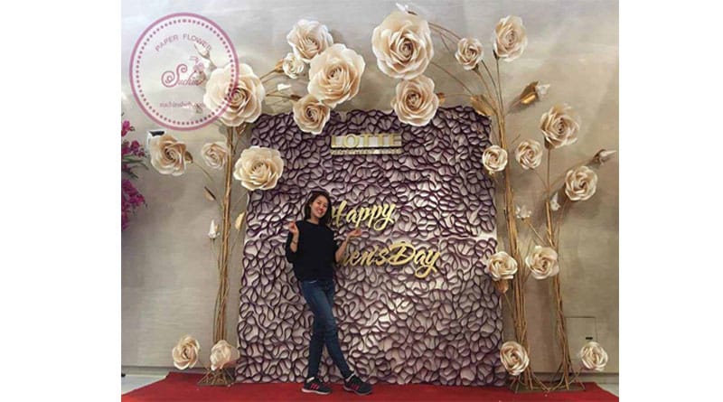 Hoa giấy trang trí nhà đẹp tại HN