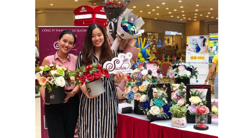 Mẫu hoa giấy đẹp tại Trường Chinh