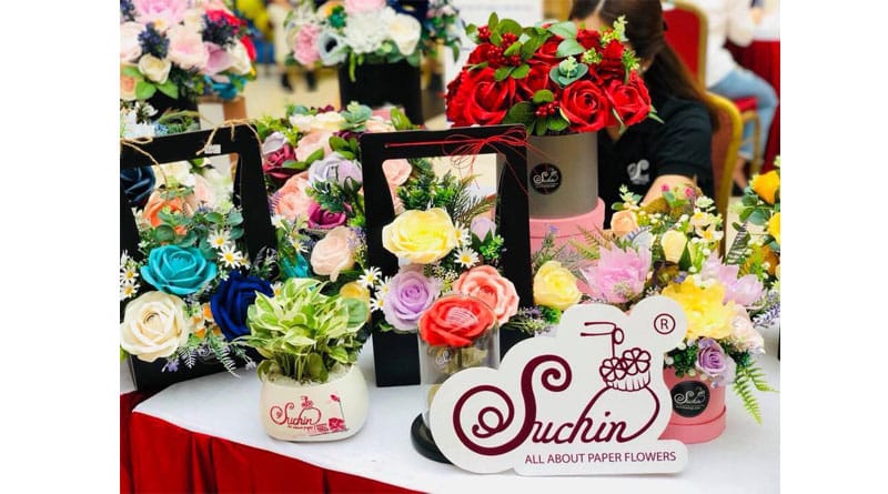 Sách dạy làm hoa giấy Suchin shop