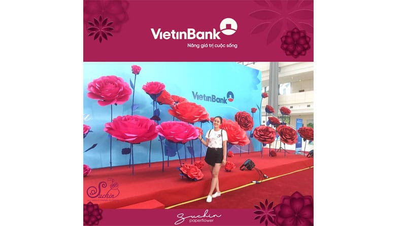 Nhận làm hoa trang trí khổng lồ đẹp