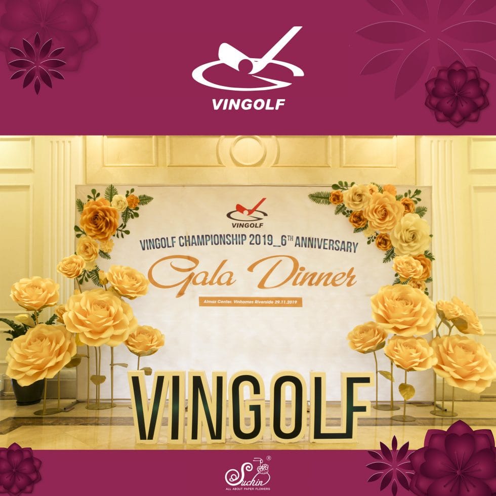 Trang trí gala dinner VINGOFT